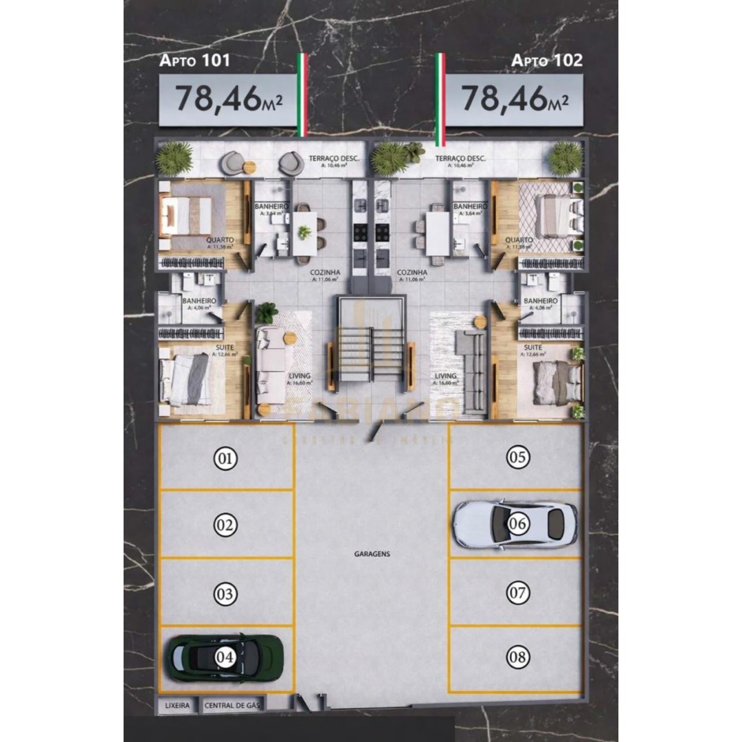 Apartamento 2 quartos para Venda